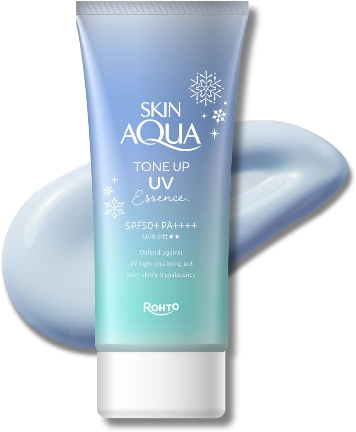 Skin Aqua Tone Up UV Essence Tinted Sunscreen Blue SPF50+ PA++++ 80g