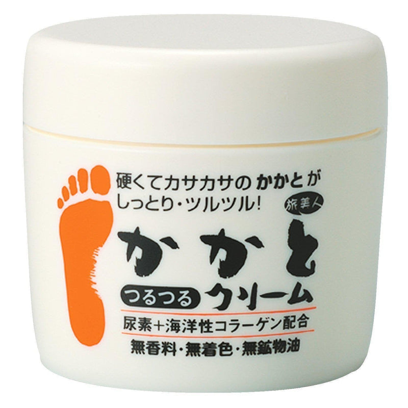 Tabibijin Kakato Tsurutsuru heel cream 100g container