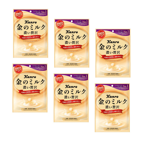 Kanro Premium Milk Hard Candy （80g x 6bags）
