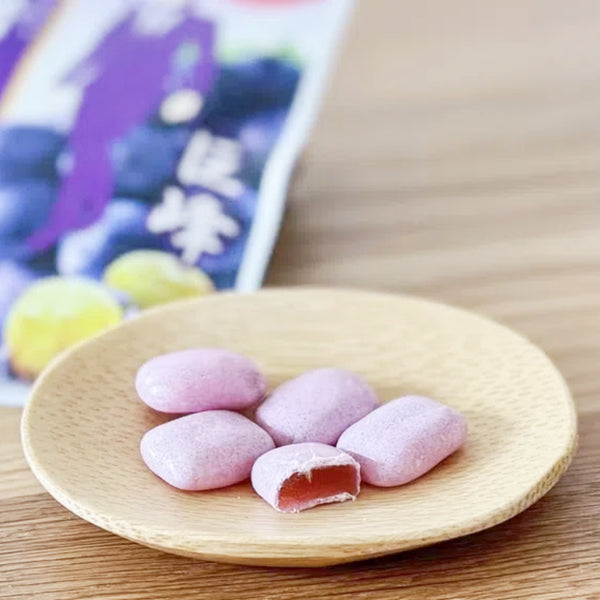 UHA Mikakuto Ninja Meshi Hard Gummy, Kyoho Grape Flavor (20g x 10 Bags)