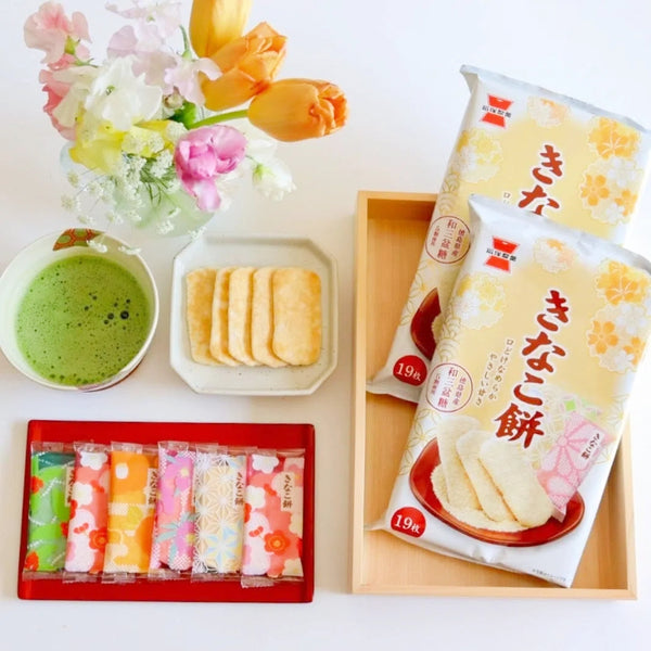 Iwatsuka Seika Roasted Soybean Flour Rice Crackers (19pieces x 12bags)