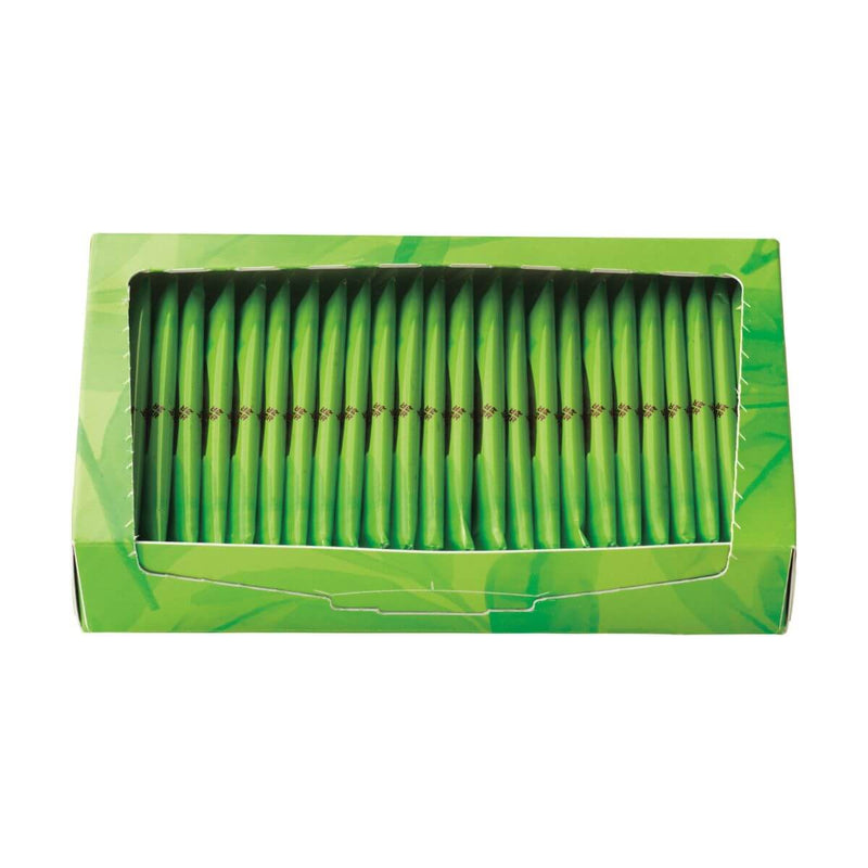 ROYCE' Chocolate - Baton Cookies Matcha (25 Pcs) - Image shows a green printed box with individually-wrapped cookies inside in green wrapper.