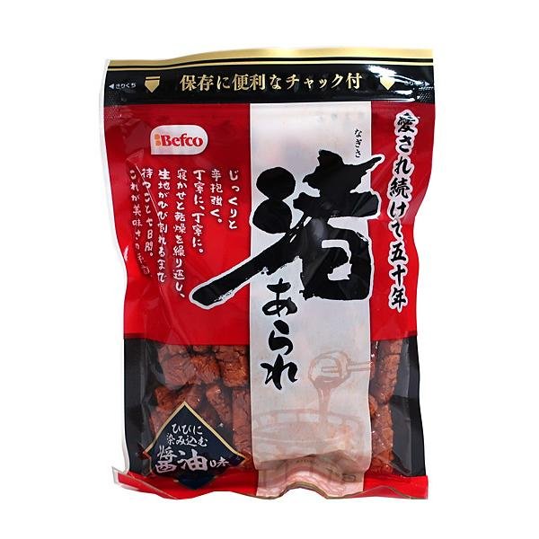Befco Nagisa Arare Rice Crackers Tamari Soy Sauce Flavor 90g (Pack of 6)