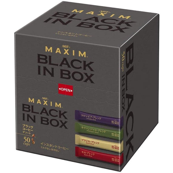 P-1-AGF-MAXBIB-50-AGF Maxim Black In Box Instant Coffee Assortment 50 Sticks.jpg