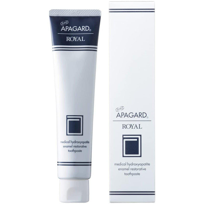 APAGARD Royal 135g toothpaste tube and matching retail carton