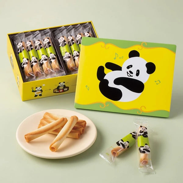 Yoku Moku Cigare Japanese Cigar Cookies Pastry Chef Panda package 18 Pieces